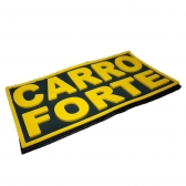Patch Emborrachado CARRO FORTE para Costas de Colete Tático