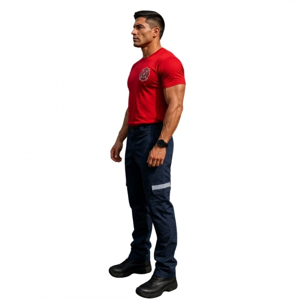 Calça Tática para Bombeiro Civil/ Socorristas Com Refletivos