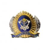 Distintivo de Boina em Latão para Bombeiro Civil