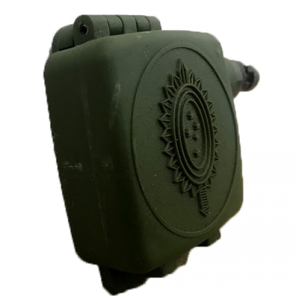 Fiel Retrátil com Símbolo Exército Brasileiro -  Verde Oliva