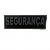 Patch Emborrachado para Bornal Tático SEGURANÇA - Com Velcro