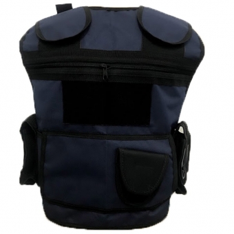 Capa De Colete Tático X-tudo Segurança - Azul Marinho