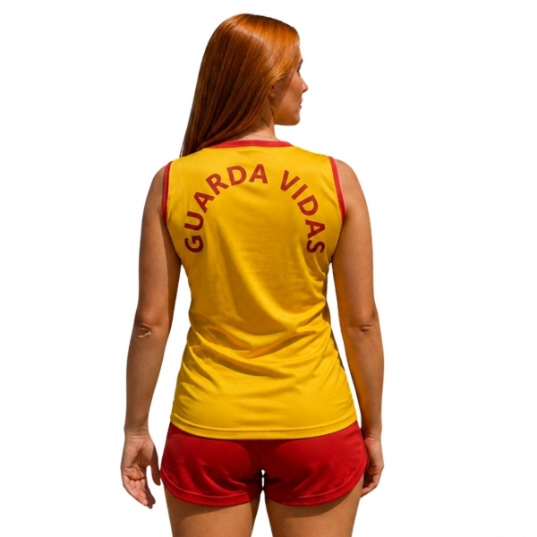 Regata Guarda Vidas Dryfit Com Marca D´agua - Feminino