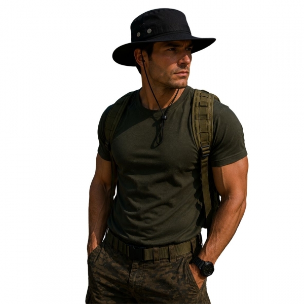 Chapéu Tático Boonie Hat Selva Chapeu Australiano