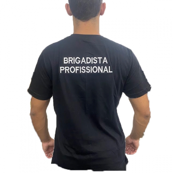 Camiseta para Brigadista Profissional - QUADRO BORDADO