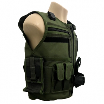 Capa De Colete Tático X - Tudo Segurança - Verde Oliva
