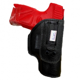 Coldre Velado Saque Rápido Para G2c Couro Com Neoprene