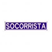 Patch Bordado P/ Colete Operacional 25 Cm X 5 Cm SOCORRISTA
