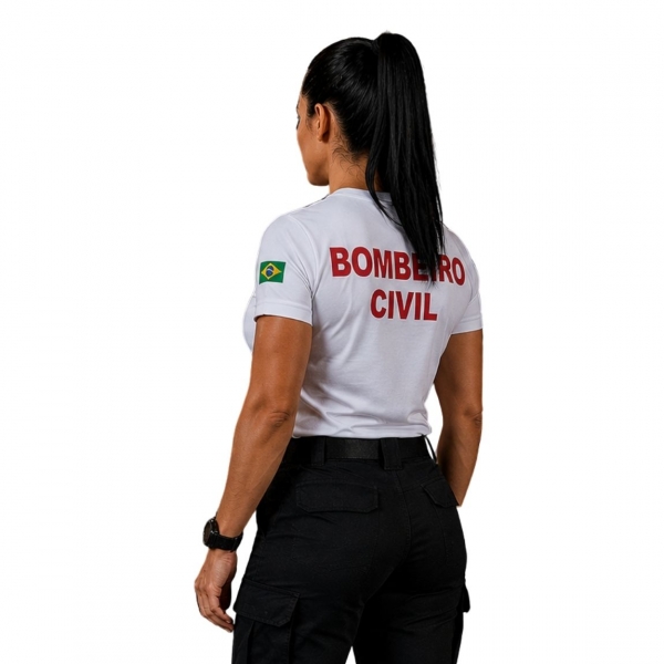 Camiseta para Bombeiro Civil - QUADRO BOMBEIRO CIVIL