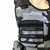 Capa De Colete Tático Swat Camuflado Urbano Porta Camelback