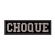 Patch Bordado Para Costas de Colete 25 Cm por 8 Cm - CHOQUE