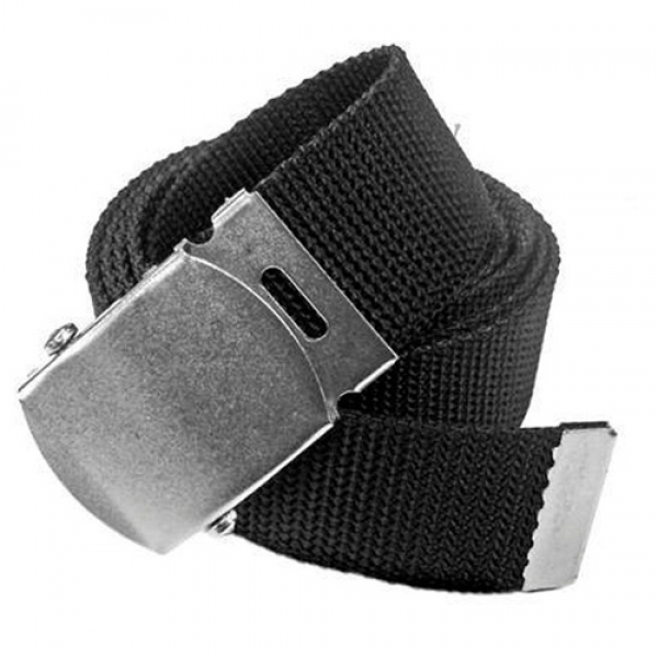 Cinto Fino Social em Nylon - Fivela Lisa