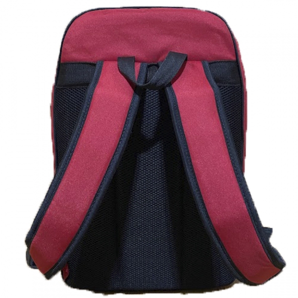 Mochila Tática em Oxford  Bordado Bombeiro Civil - Vermelha