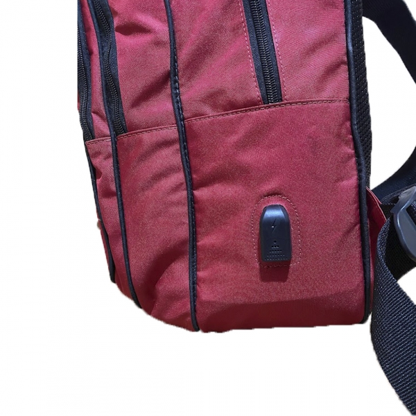 Mochila Tática em Oxford  Bordado Bombeiro Civil - Vermelha