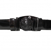 Cinturão Tático Militar Em Couro Com Fivela Estrela Alumínio