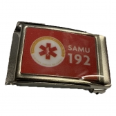 Fivela Resinada P/ Cinto Fino Social - SAMU 192