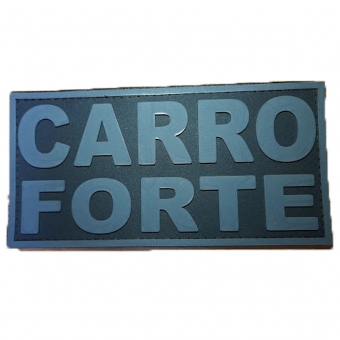 Patch Emborrachado CARRO FORTE para Costas de Colete Tático