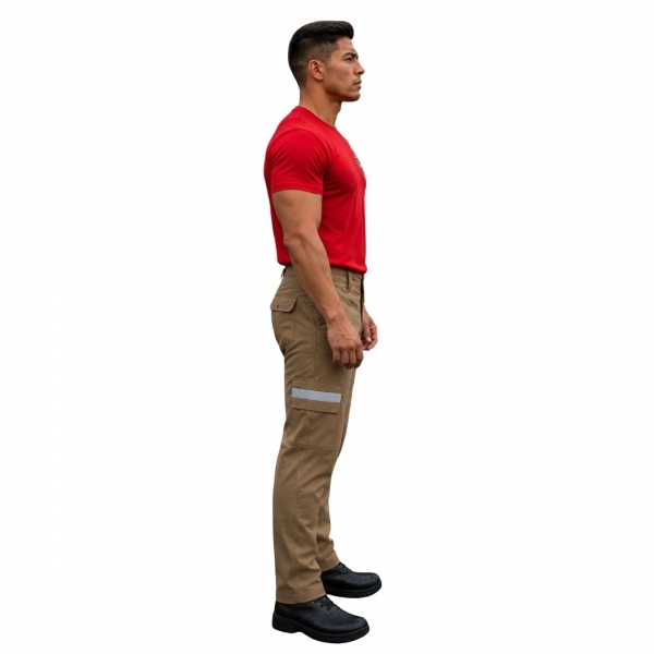 Calça Tática para Bombeiro Civil/ Socorristas Com Refletivos