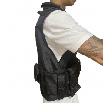 Novo Versão Capa De Colete Tático X-tudo Preto Segurança