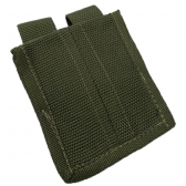 Porta Carregador Duplo Em Nylon Preto - Fechamento em Velcro