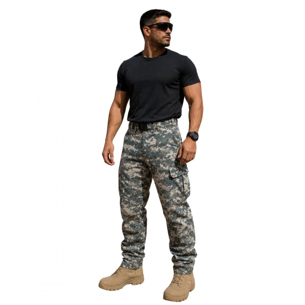 Calça Tática Militar Em Ripstop 06 Bolsos - ACU Digital