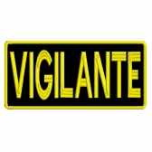 Patch Bordado Para Costas de Colete 20 Cm X 10 Cm VIGILANTE