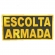 Patch Emborrachado ESCOLTA ARMADA P/ Costas de Colete Tático