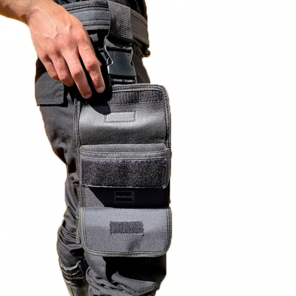 Bornal Tático Militar De Perna Para Calibre 12 -24 Munições