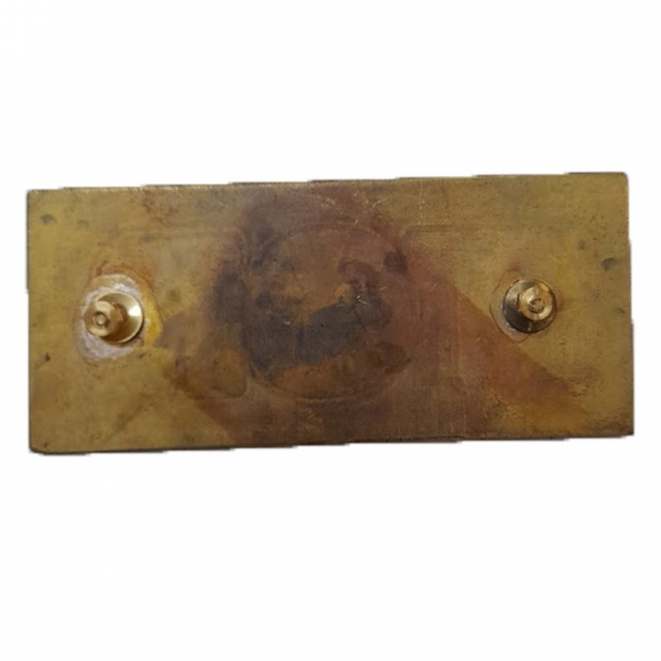 Placa Em Latão Para Braçal - T O R