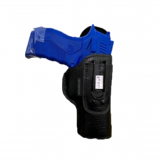 Coldre Velado Saque Rápido Para PT 840 Couro C/ Neoprene