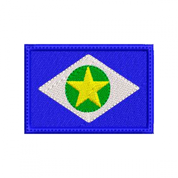 Patch Bordado Bandeira Estados - 7 Cm por 5 Cm