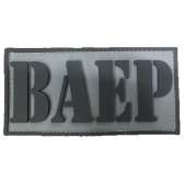 Patch Emborrachado BAEP para Costas de Colete Tático