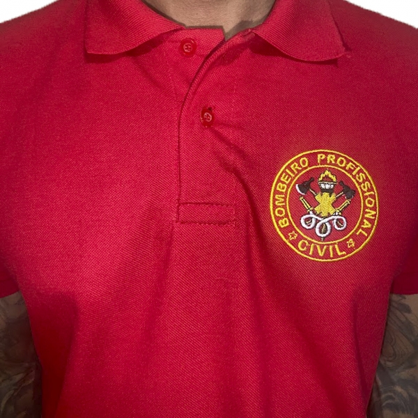 Camiseta Polo Acabamento Premium Com Bordado Bp - Unissex