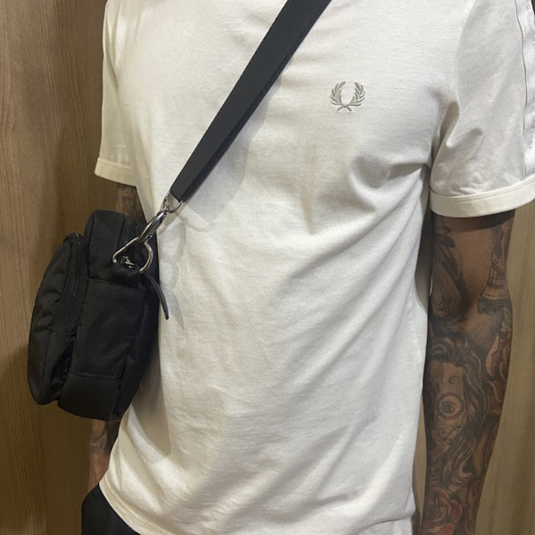 Bolsa Transversal Shoulder Bag - Unissex Preta