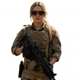Óculos Tático Militar Ajustável Com Tela Abs Proteção
