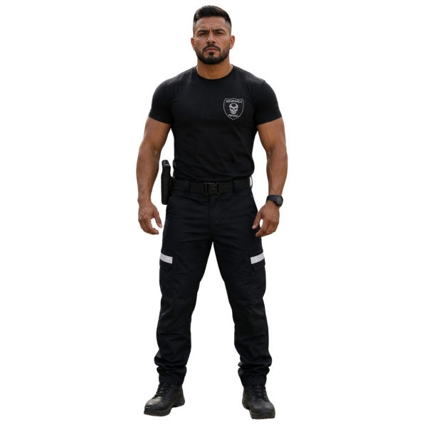 Calça Tática para Bombeiro Civil/ Socorristas Com Refletivos