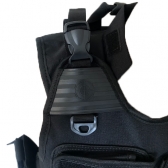 Colete Tático Swat Com Porta Camelback Resistente - Preto