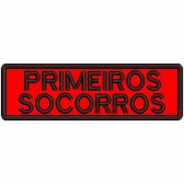 Patch Bordado Bornal Tático 16 Cm X 5 Cm- PRIMEIROS SOCORROS