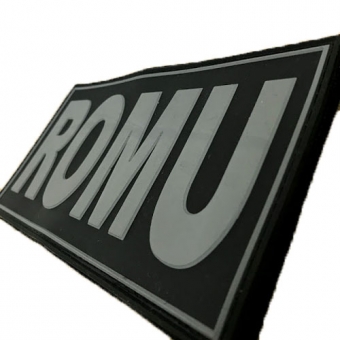 Patch Emborrachado ROMU para Costas de Colete Tático