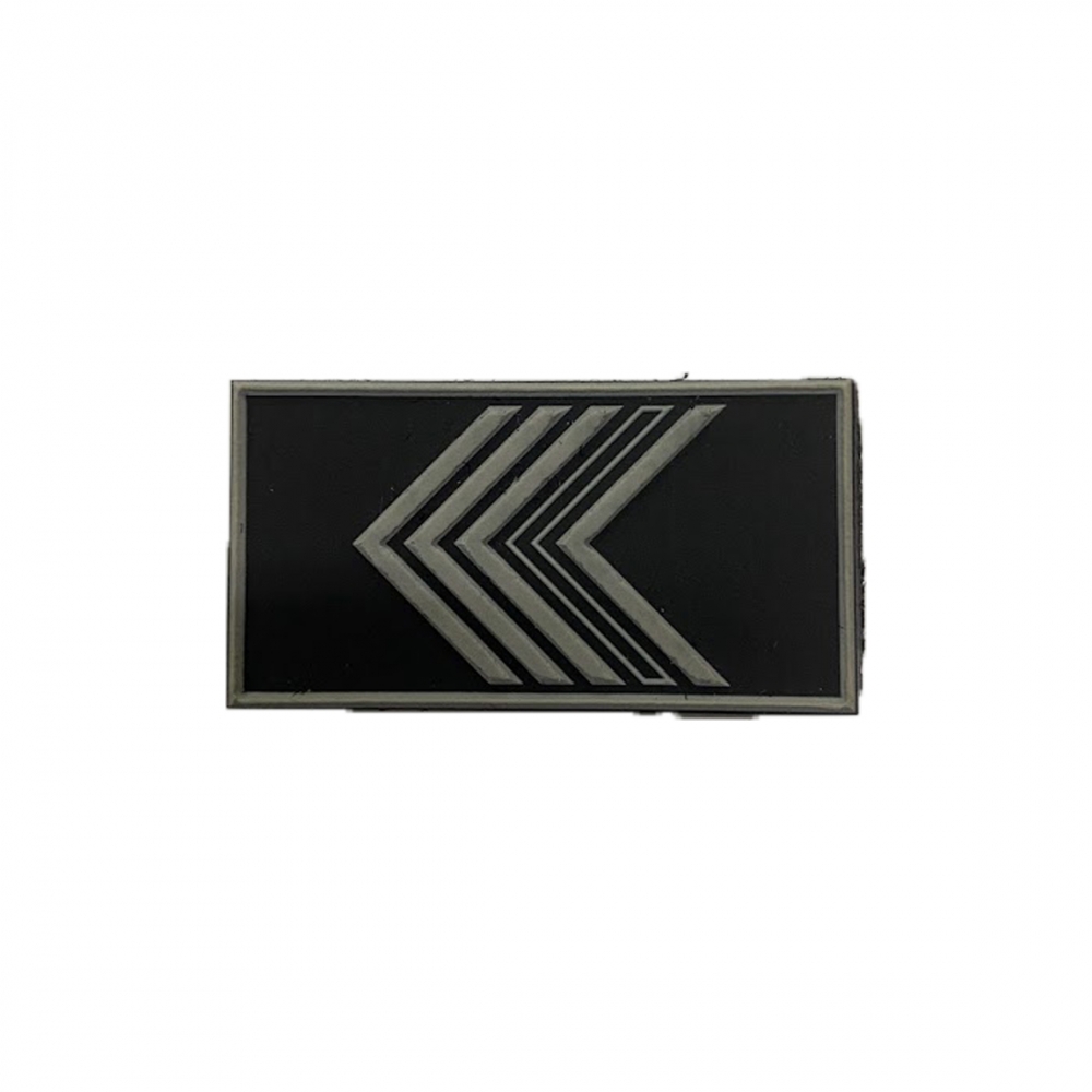 Divisa de Gola para Primeiro Sargento  - Emborrachado