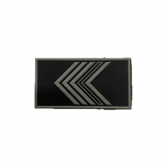 Divisa de Gola para Primeiro Sargento  - Emborrachado