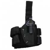 Coldre Tático De Perna Preto - Segurança- Vigilante- Escolta