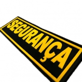 Patch Emborrachado para Bornal Tático SEGURANÇA - Com Velcro