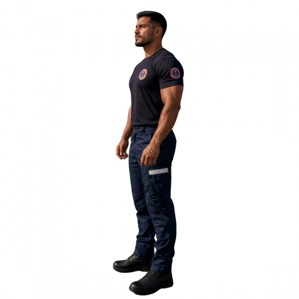 Calça Tática para Bombeiro Civil/ Socorristas Com Refletivos