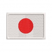 Patch Bordado Bandeira Países - 7 Cm por 5 Cm