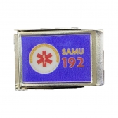 Fivela Resinada P/ Cinto Fino Social - SAMU 192