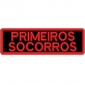 Patch Bordado Bornal Tático 16 Cm X 5 Cm- PRIMEIROS SOCORROS