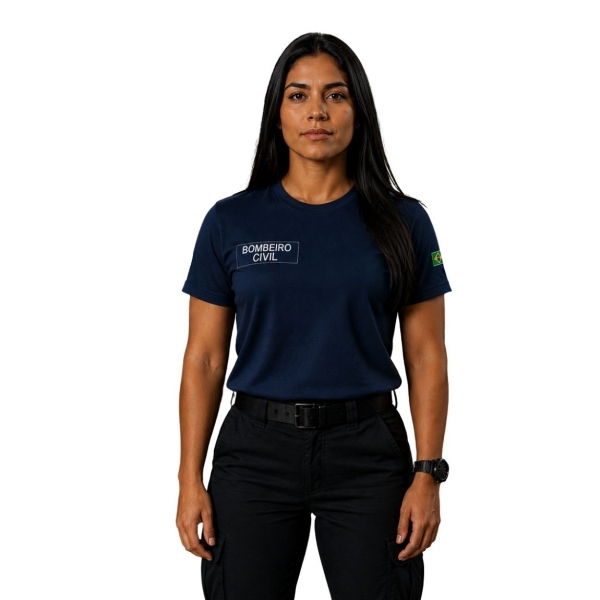 Camiseta para Bombeiro Civil - QUADRO BOMBEIRO CIVIL