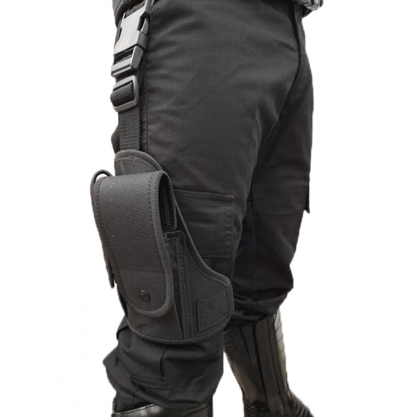 Porta Carregador De Fuzil 556 De Perna Com Regulagem - Nylon