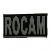 Patch Emborrachado ROCAM para Costas de Colete Tático